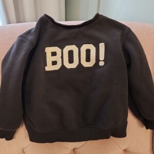 Little Co. Lauren Conrad 4t Halloween Black 'BOO!' Sweatshirt